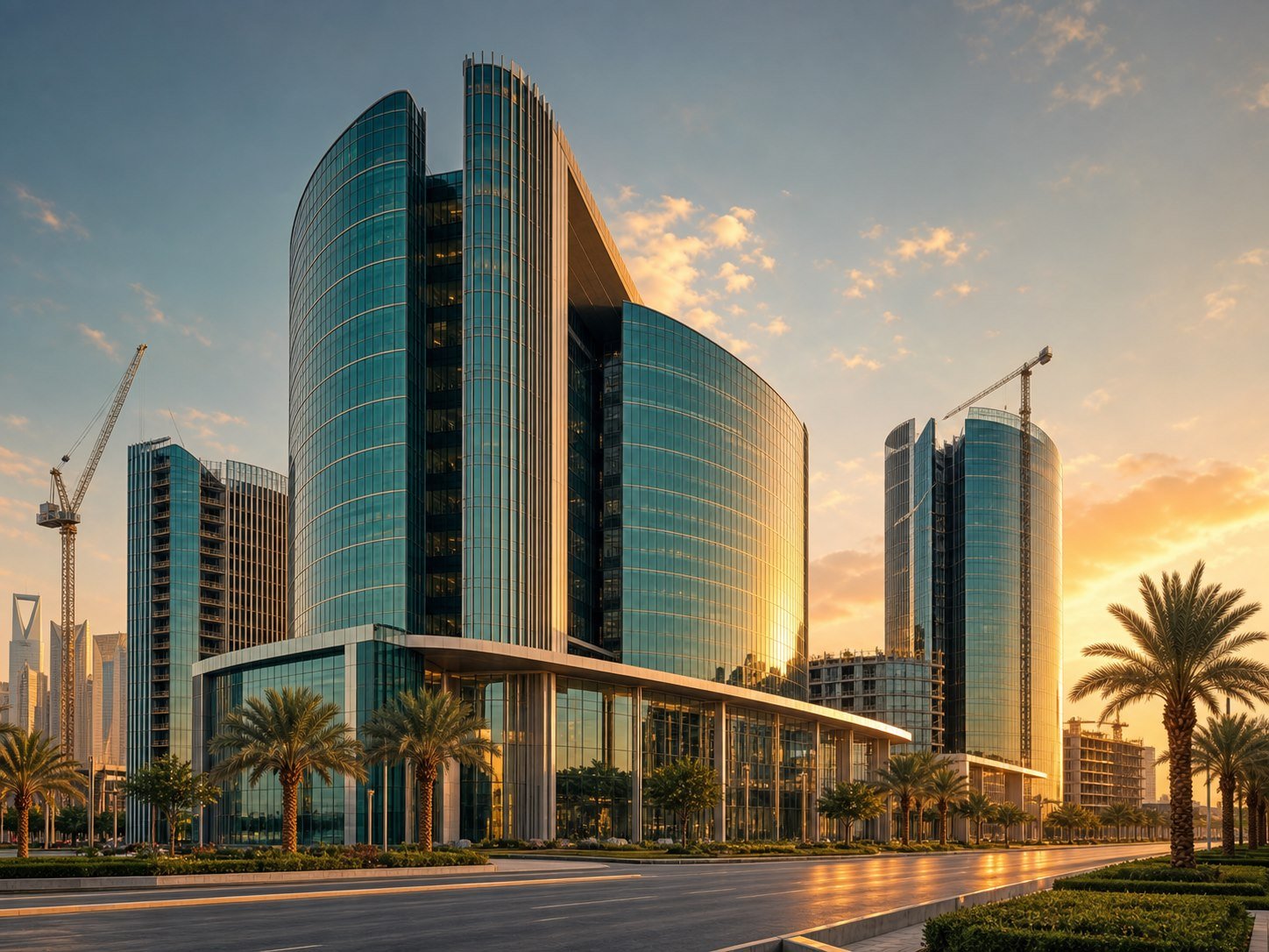 مشروع معماري معاصر في السوق السعودي